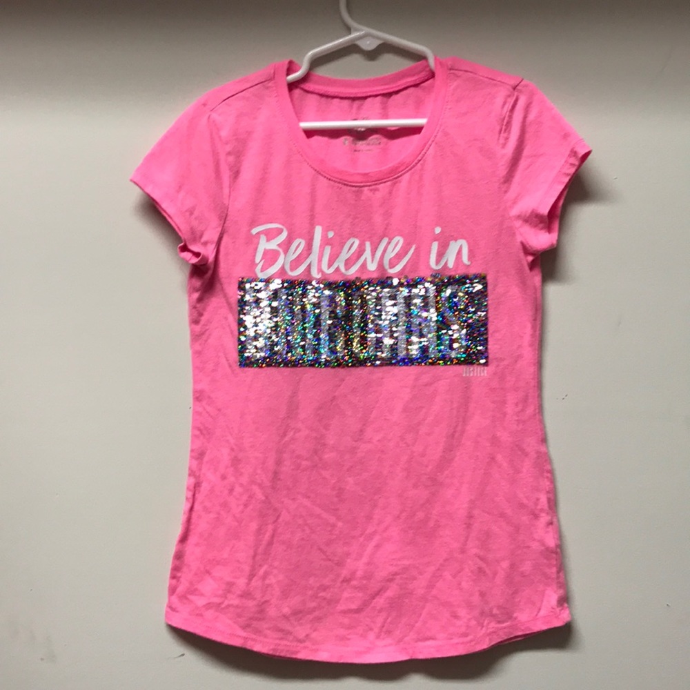 🦄FINAL PRICE JUSTICE SEQUIN SHIFT TEE🦄